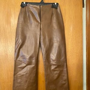 GENUINE LEATHER PANTS SIZE 2